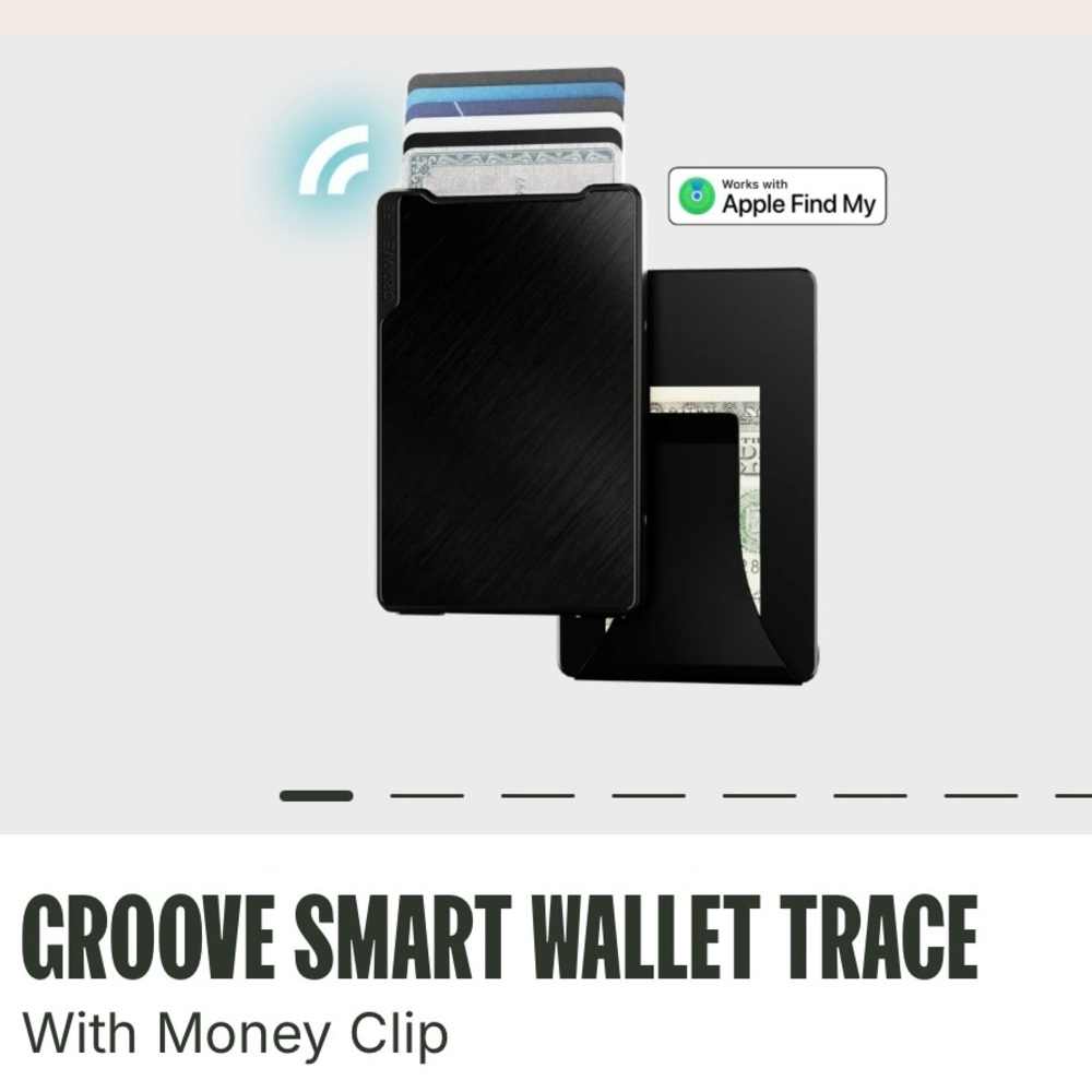 Groove Smart Wallet Trace. New.